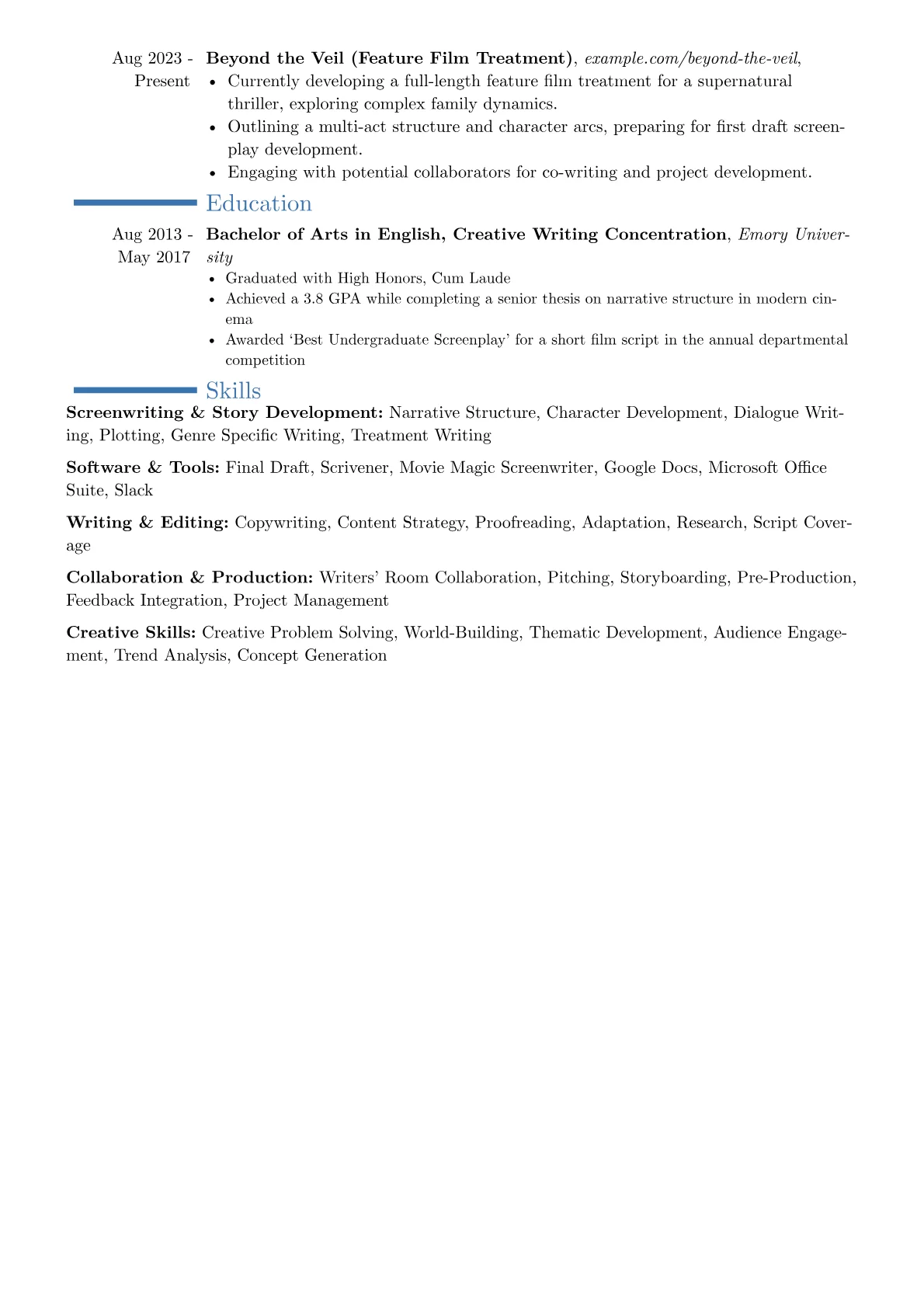 Career changer version - Page 2