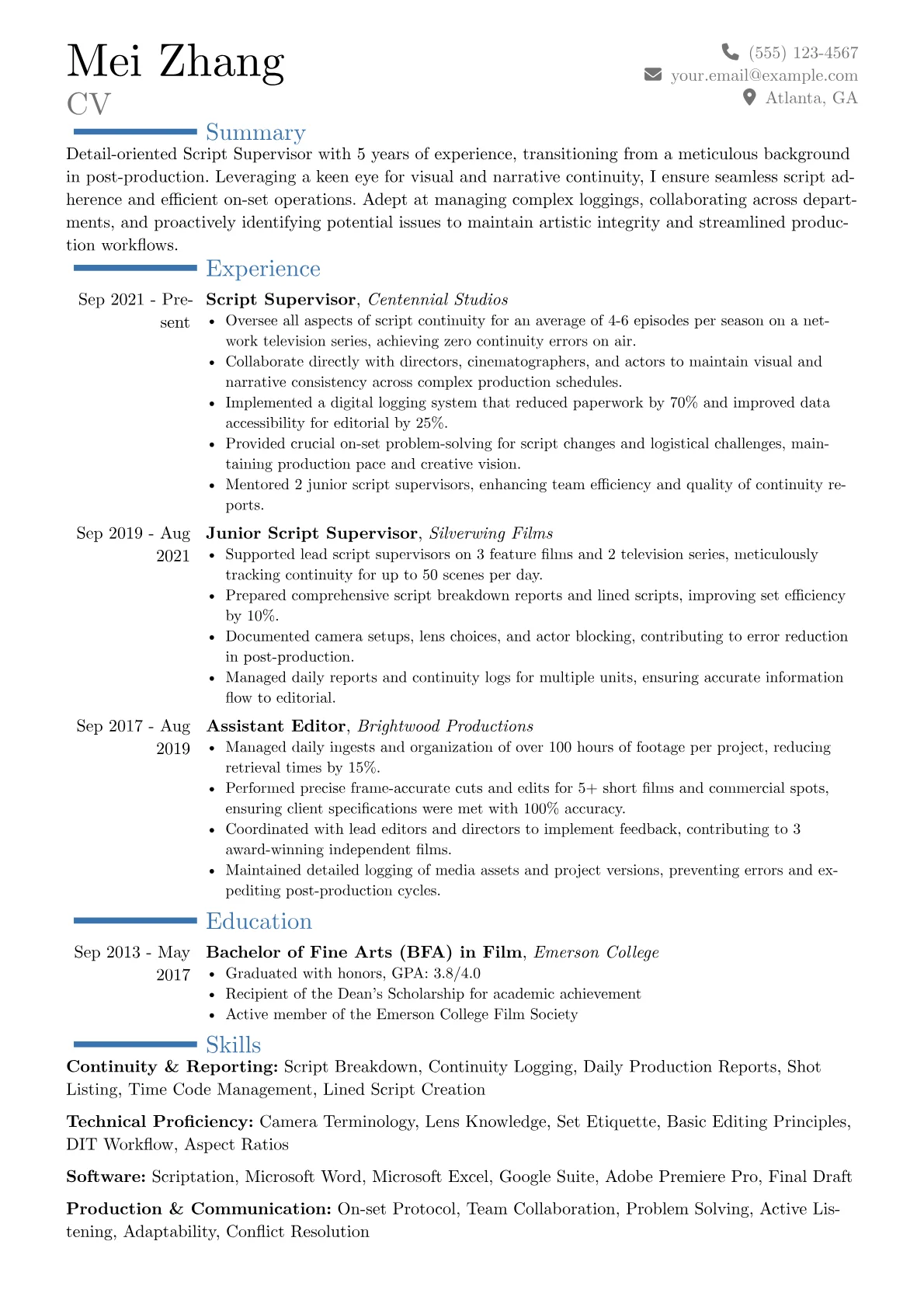 Career changer version - Page 1
