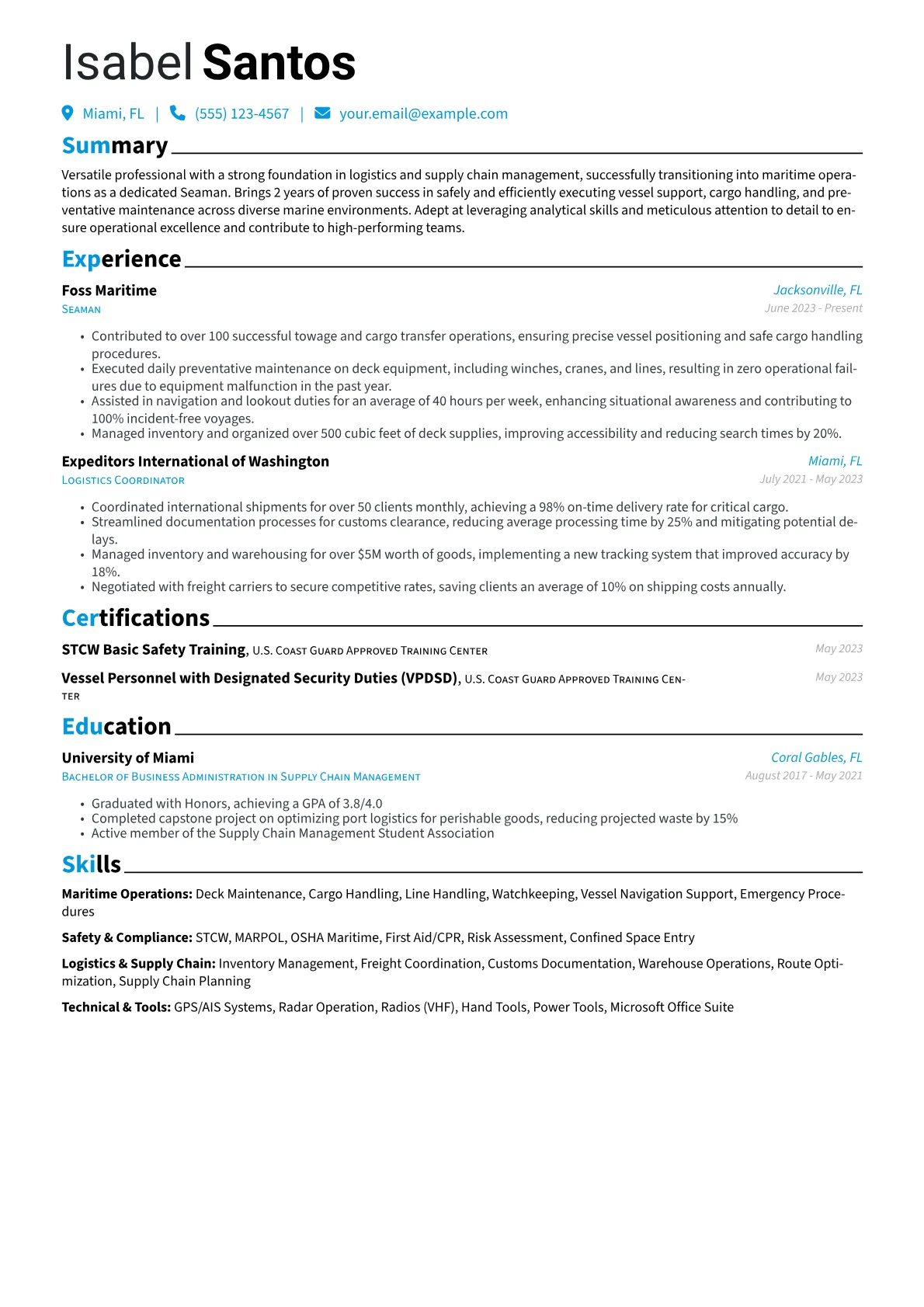 Career changer version - Page 1