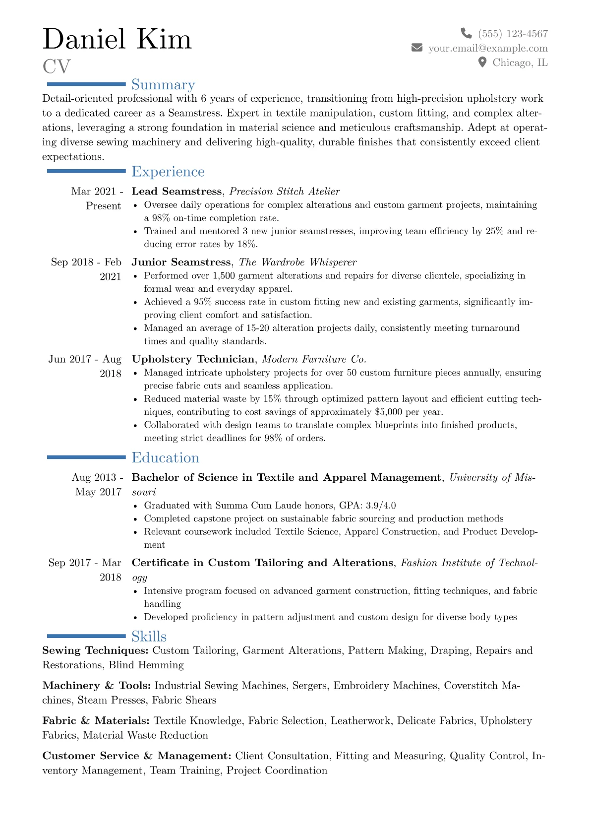 Career changer version - Page 1