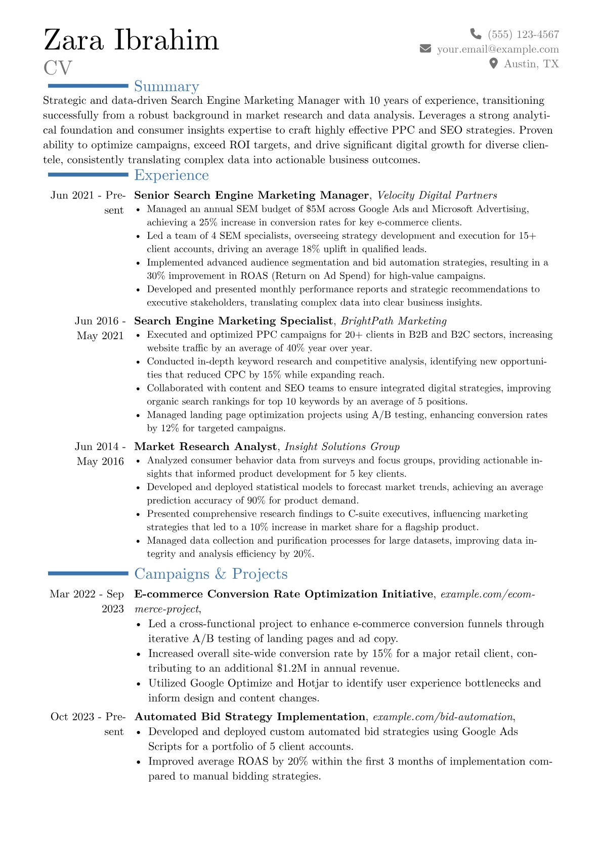 Career changer version - Page 1