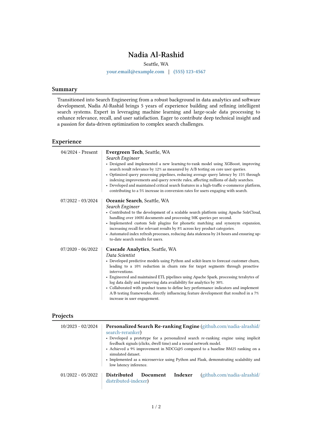Career changer version - Page 1
