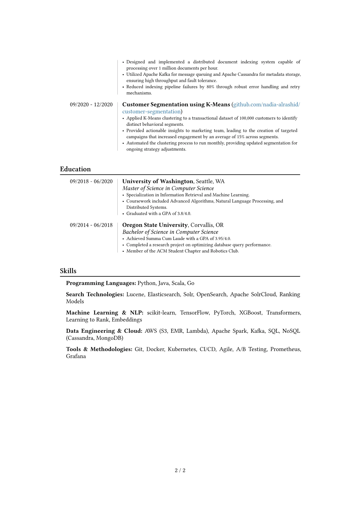Career changer version - Page 2