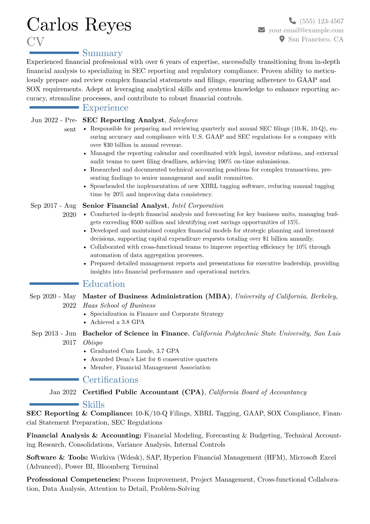 Career changer version - Page 1