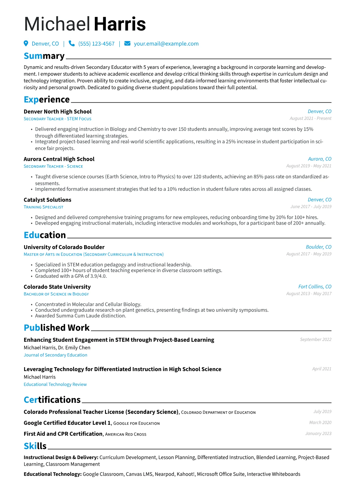 Career changer version - Page 1