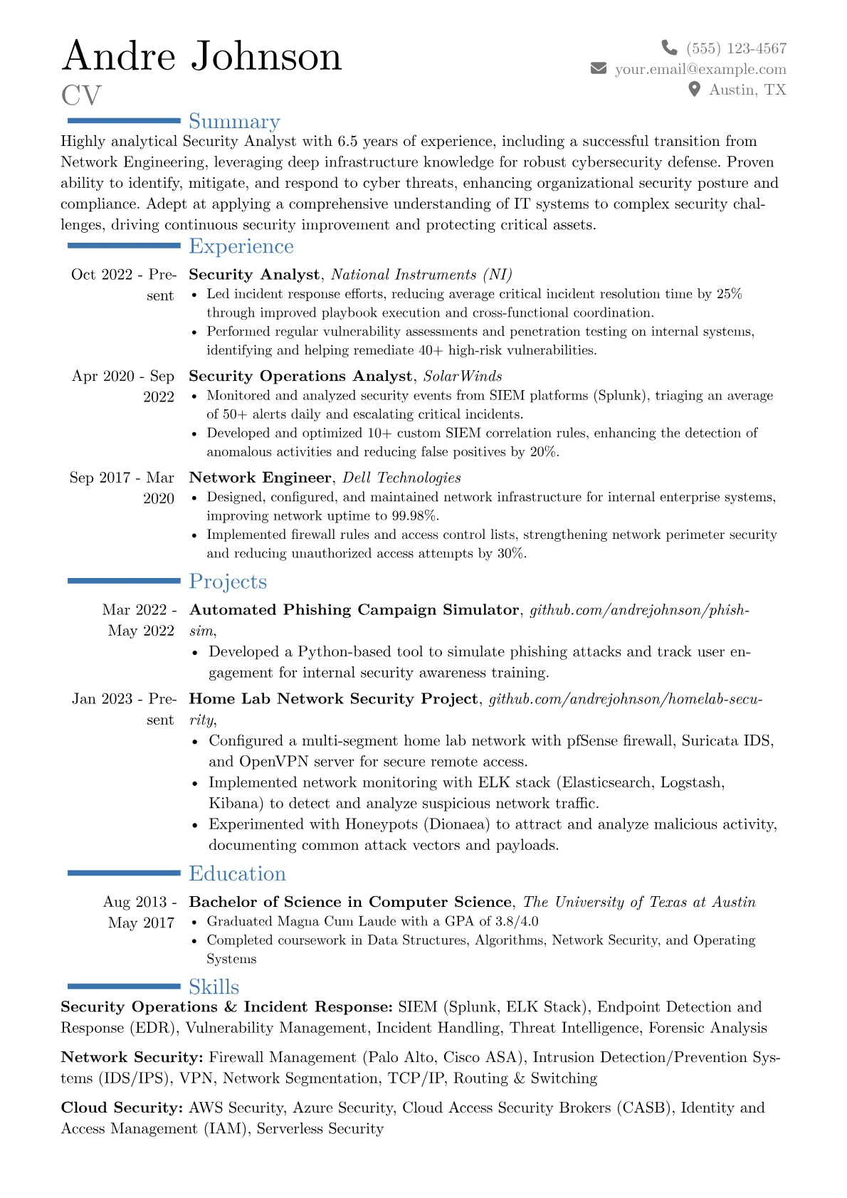 Career changer version - Page 1
