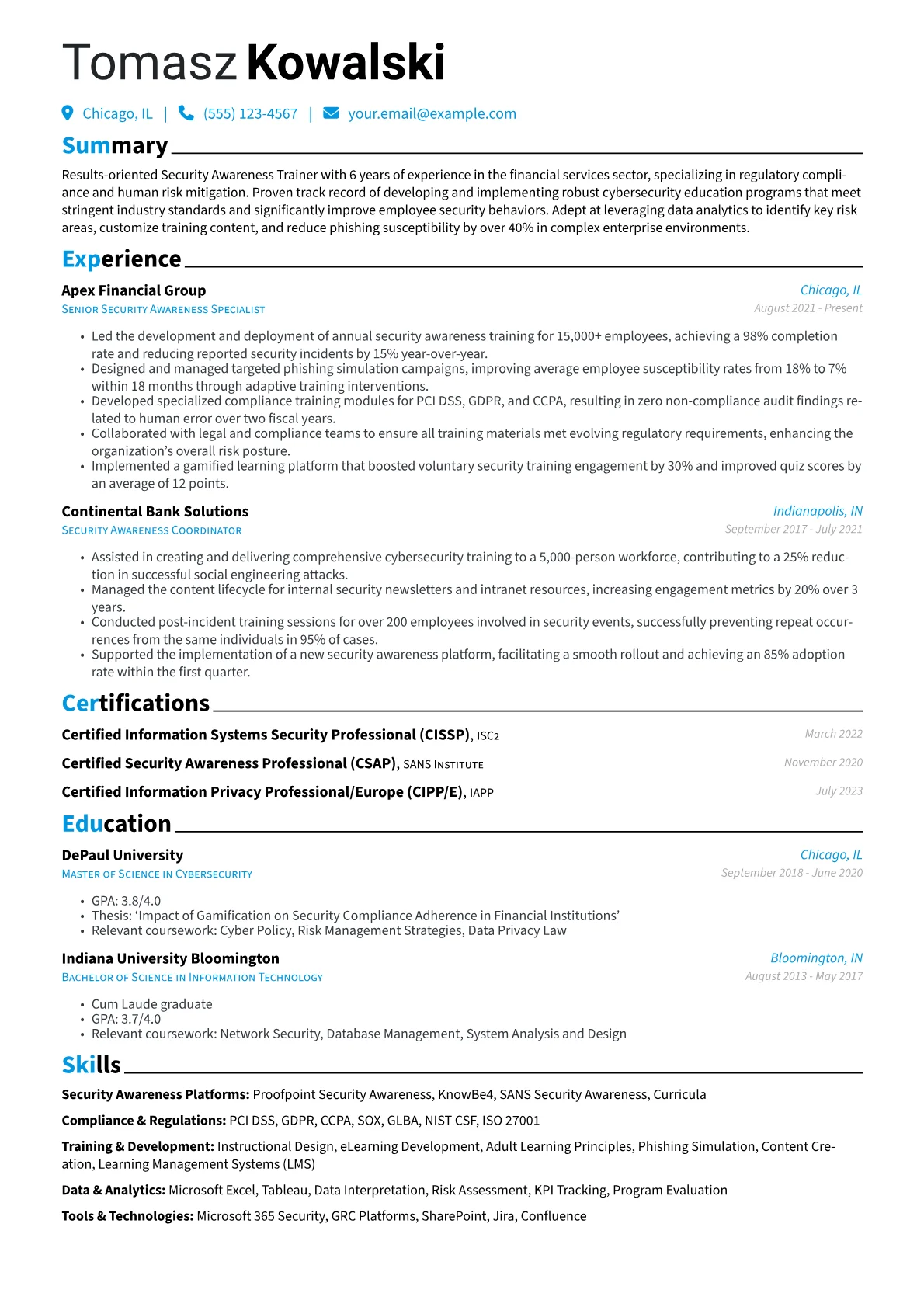 Financial Services version - Page 1