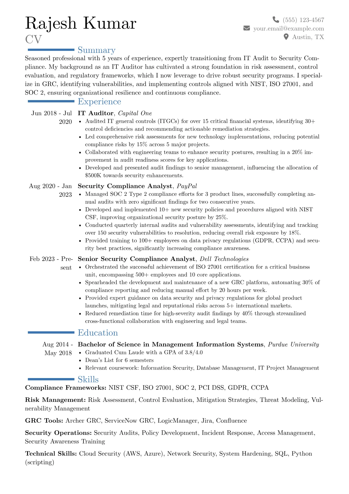 Career changer version - Page 1