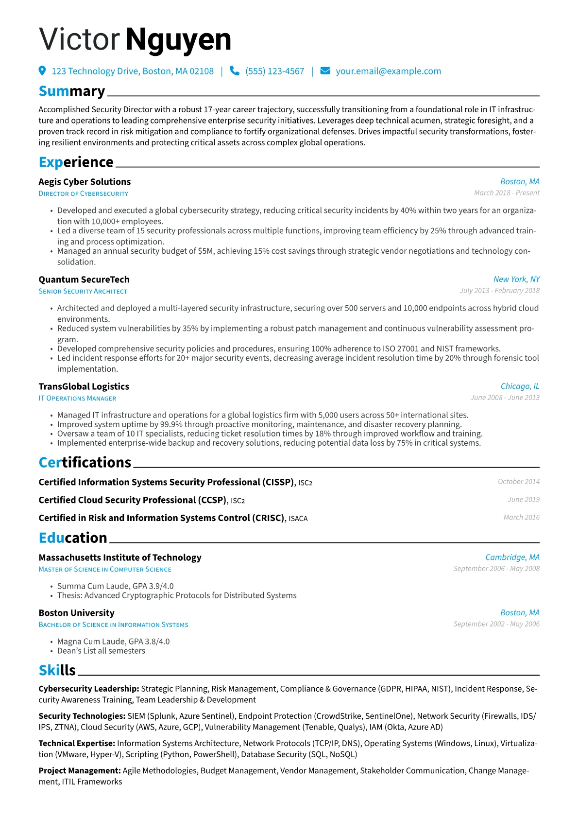 Career changer version - Page 1