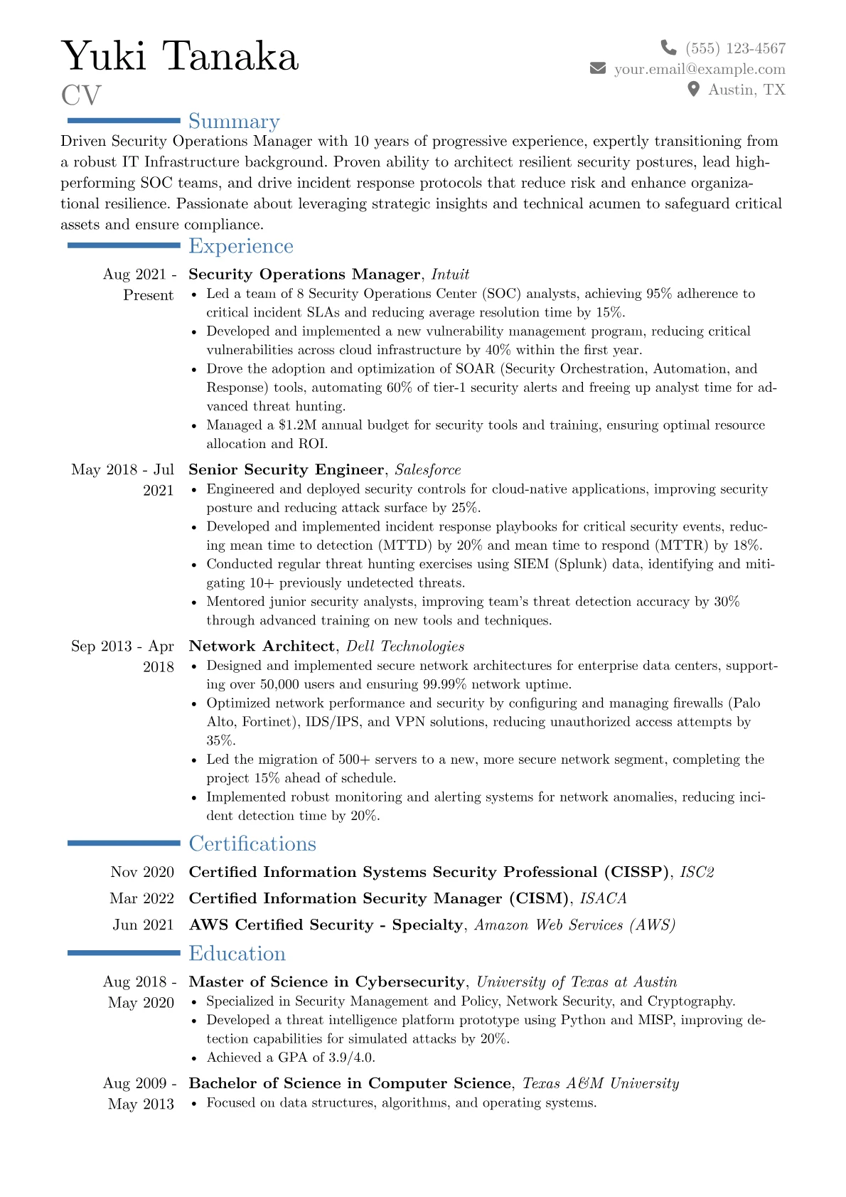 Career changer version - Page 1