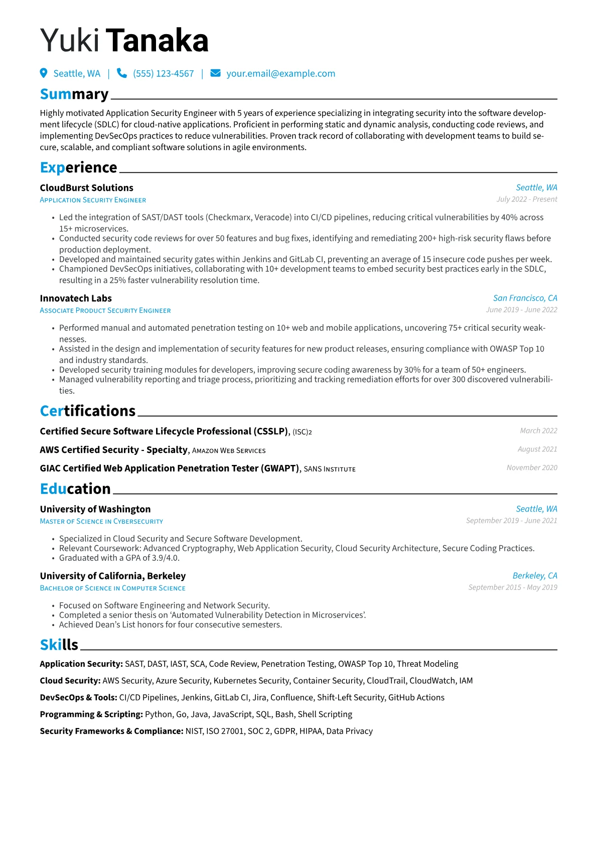 Application Security version - Page 1