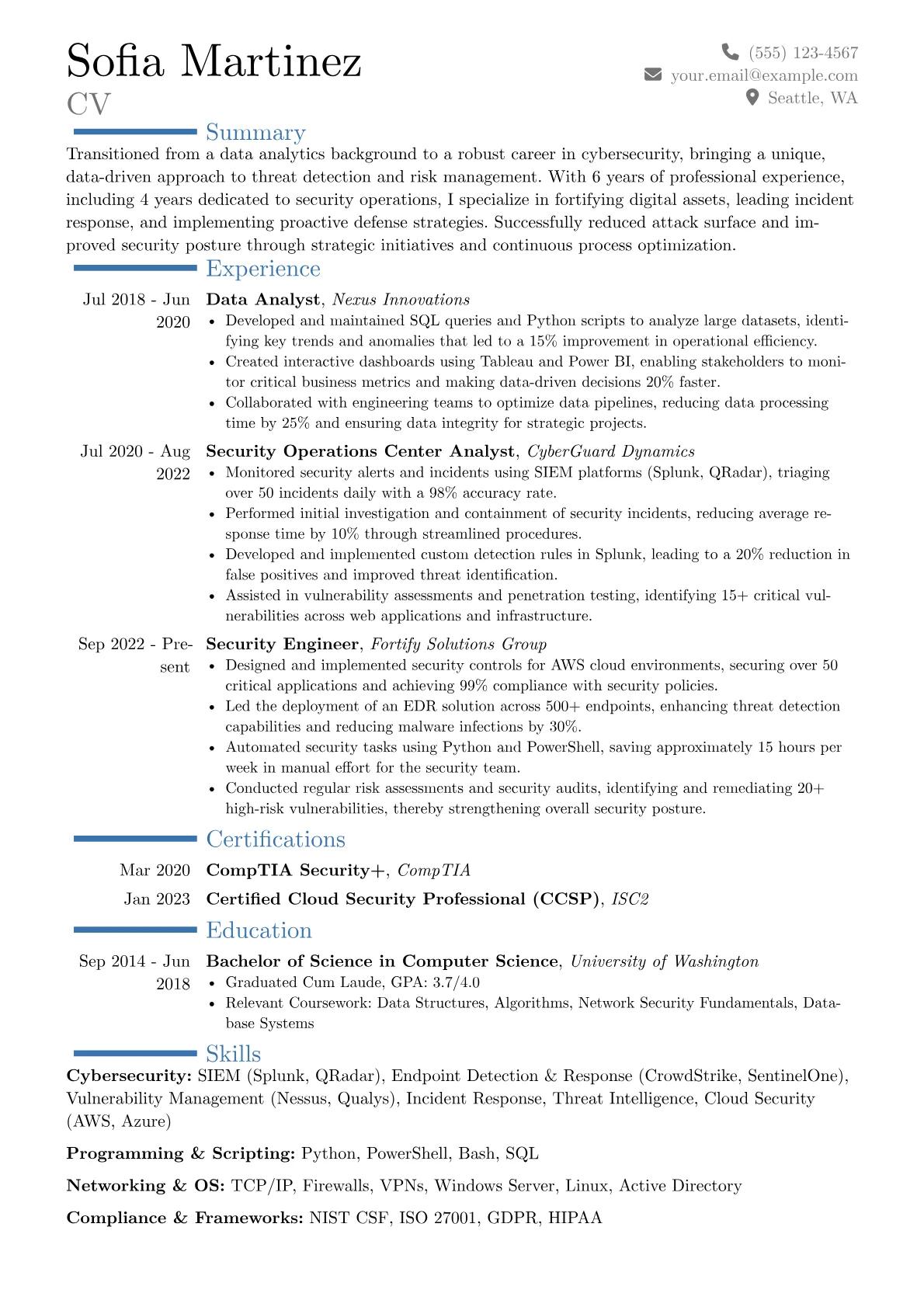 Career changer version - Page 1