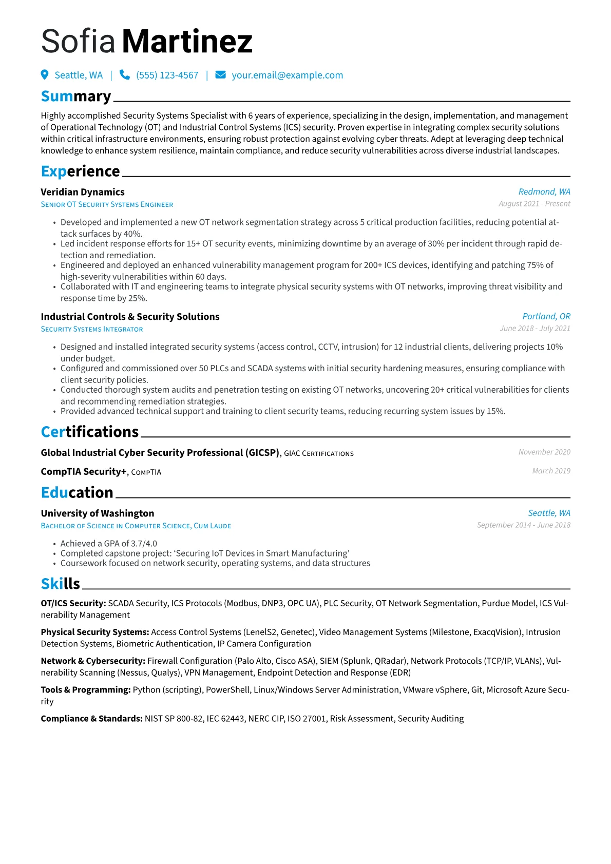 OT/ICS Security Focus version - Page 1