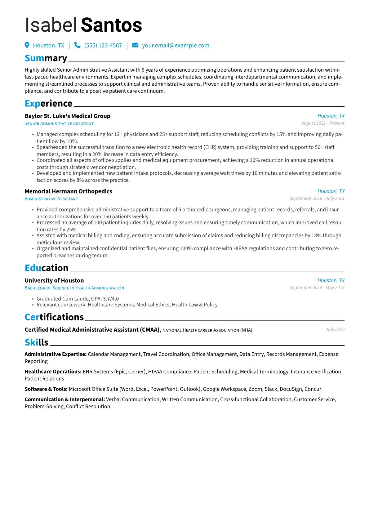 Senior Administrative version - Page 1