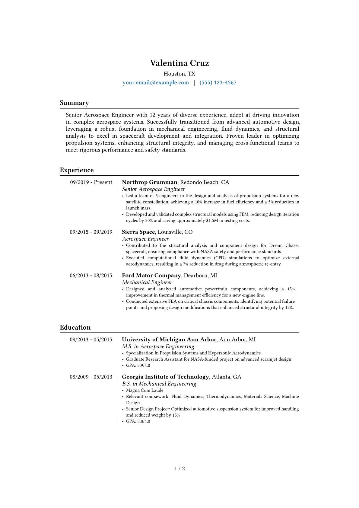 Career changer version - Page 1