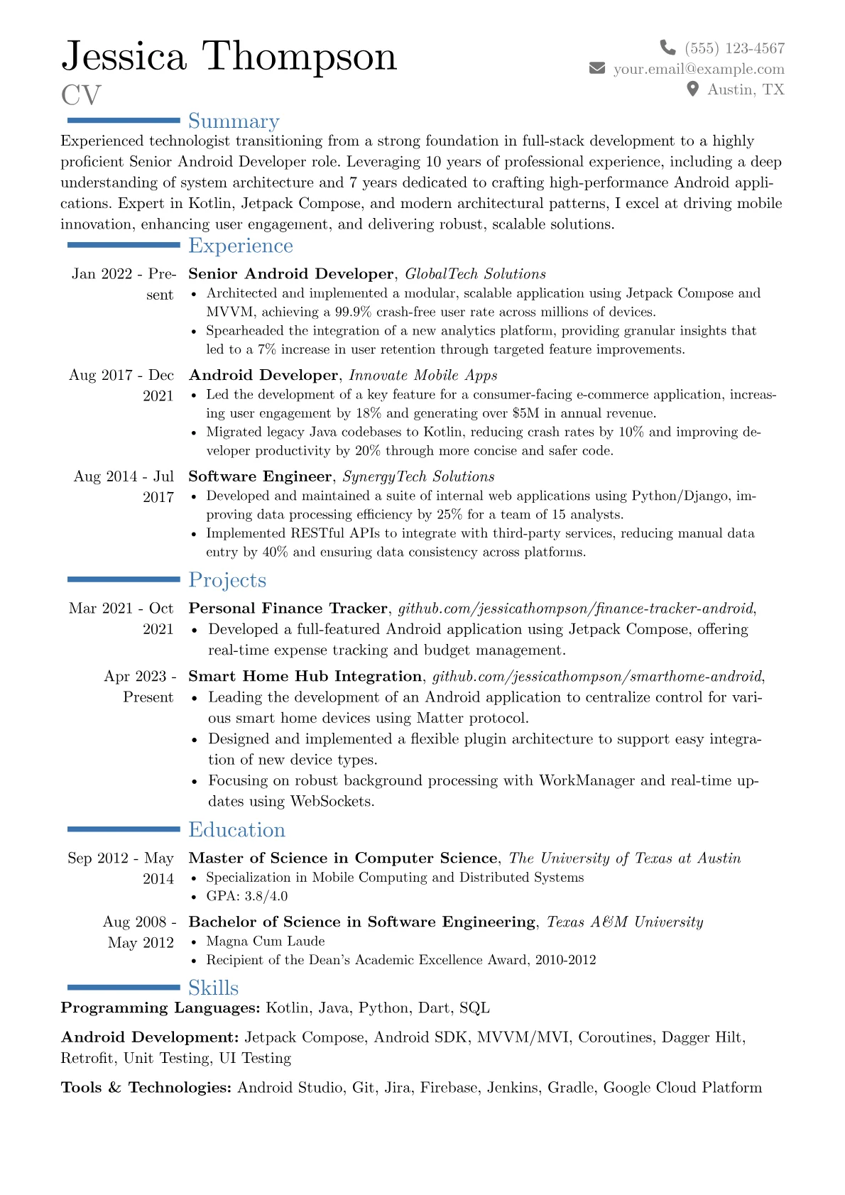 Career changer version - Page 1