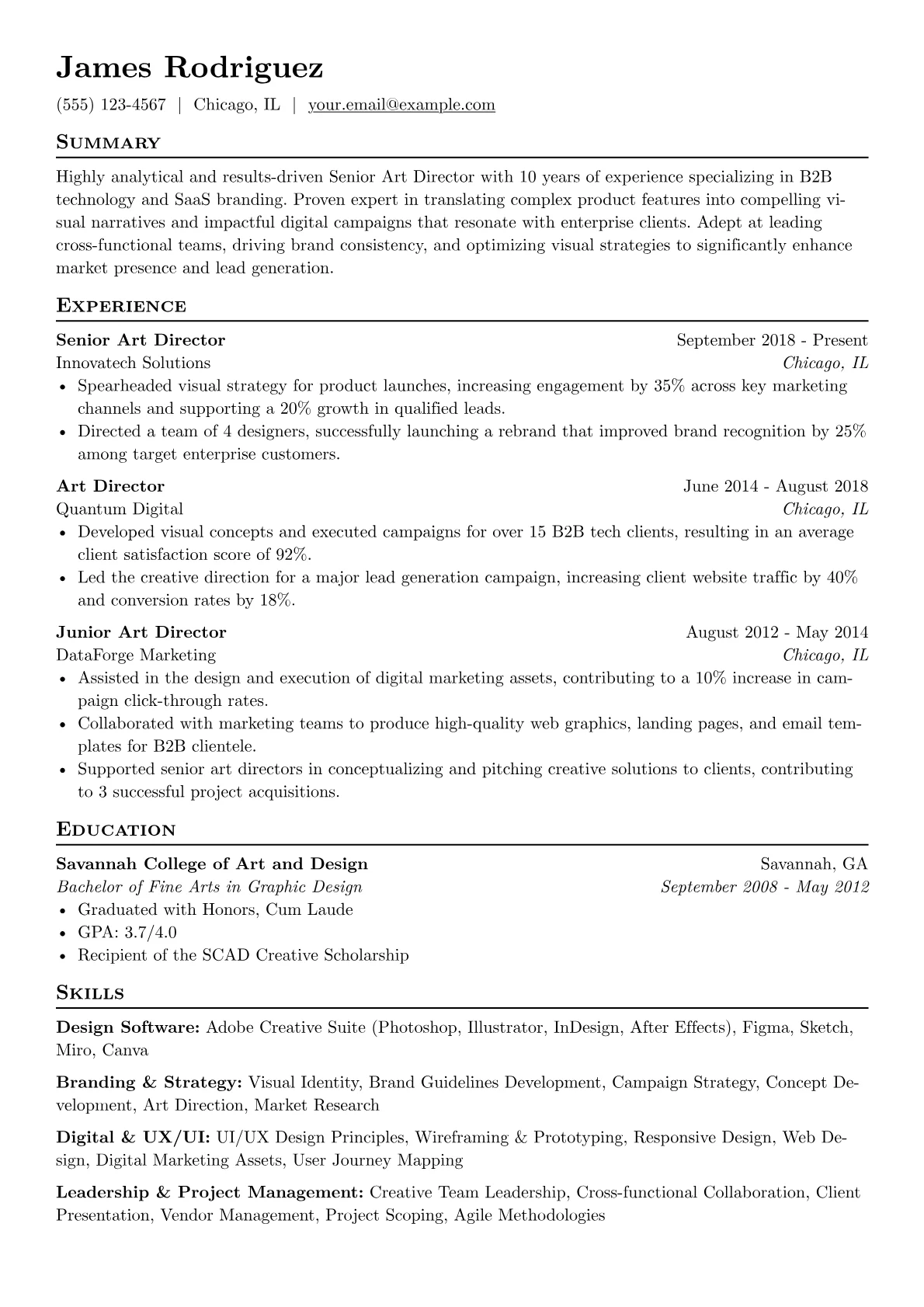 Senior Art Director version - Page 1