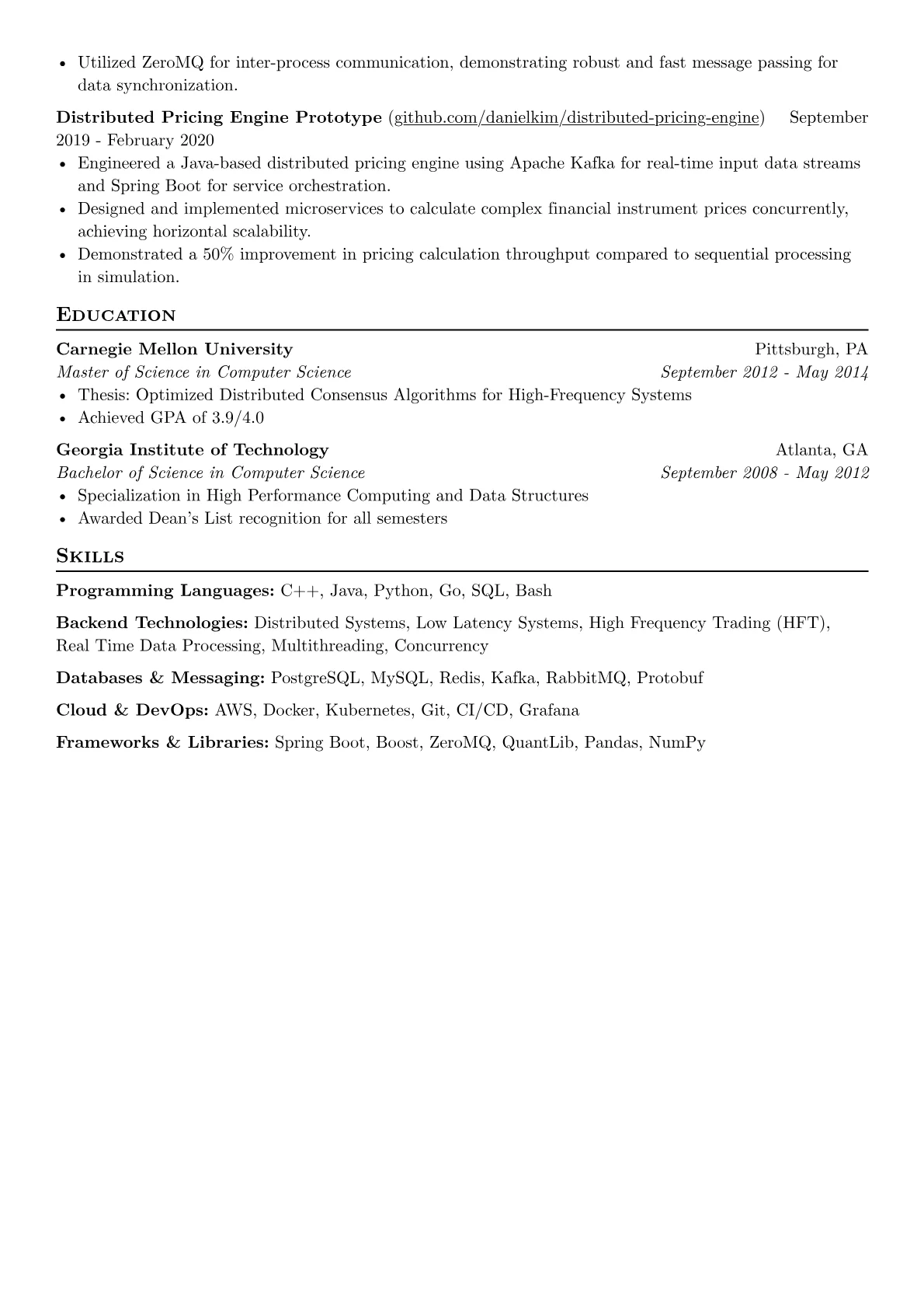 FinTech Low-Latency version - Page 2