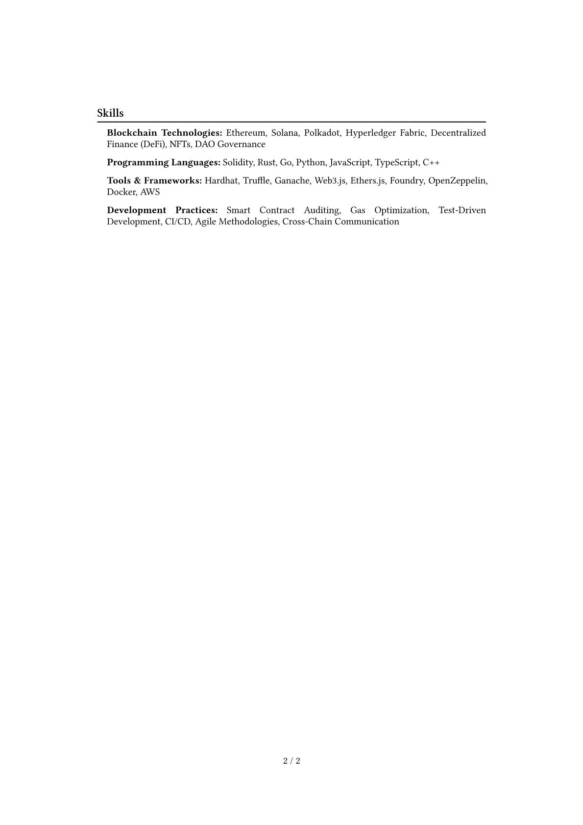 Career changer version - Page 2