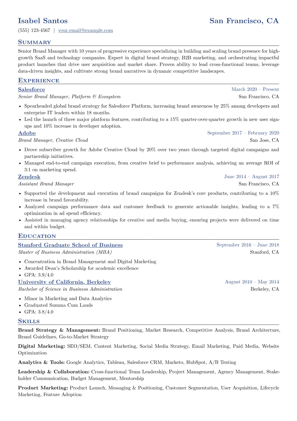 Brand Strategy version - Page 1