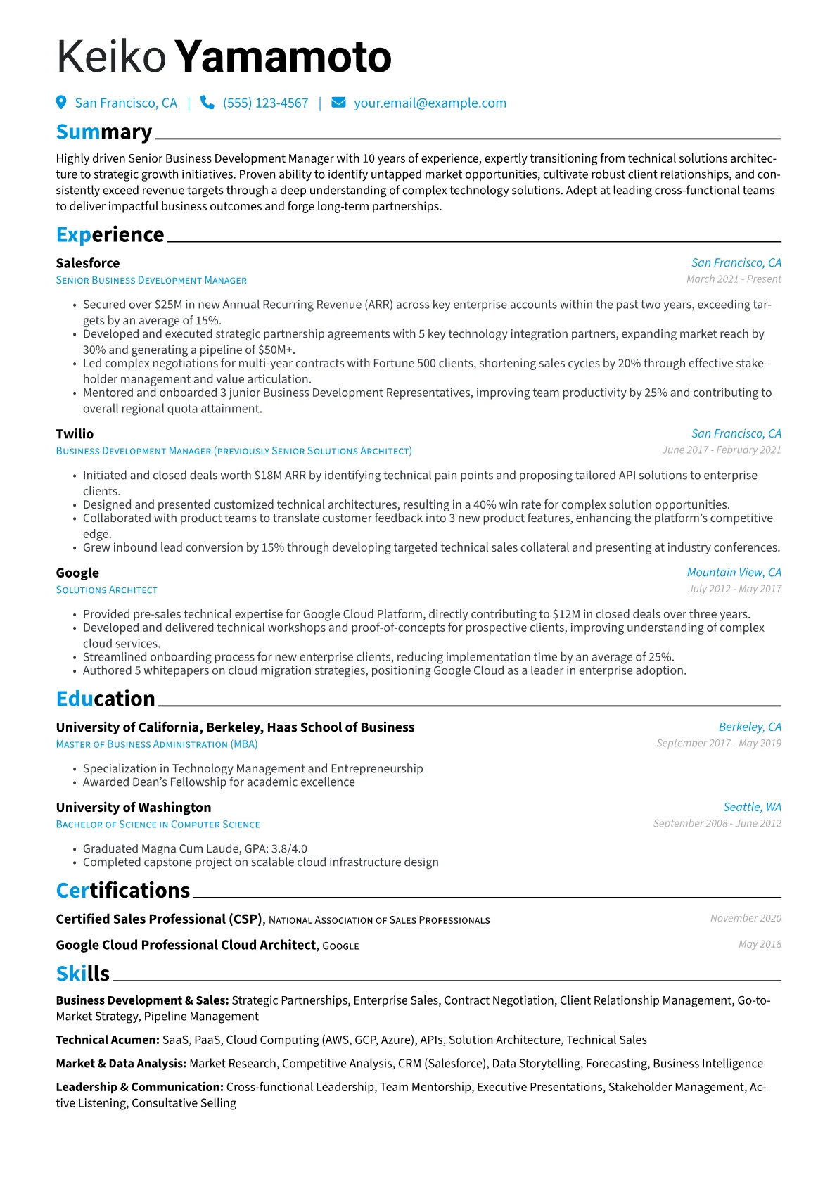 Career changer version - Page 1