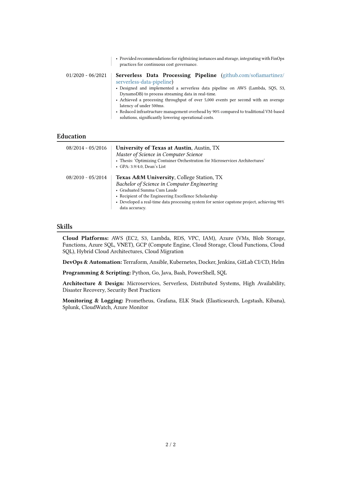 Career changer version - Page 2