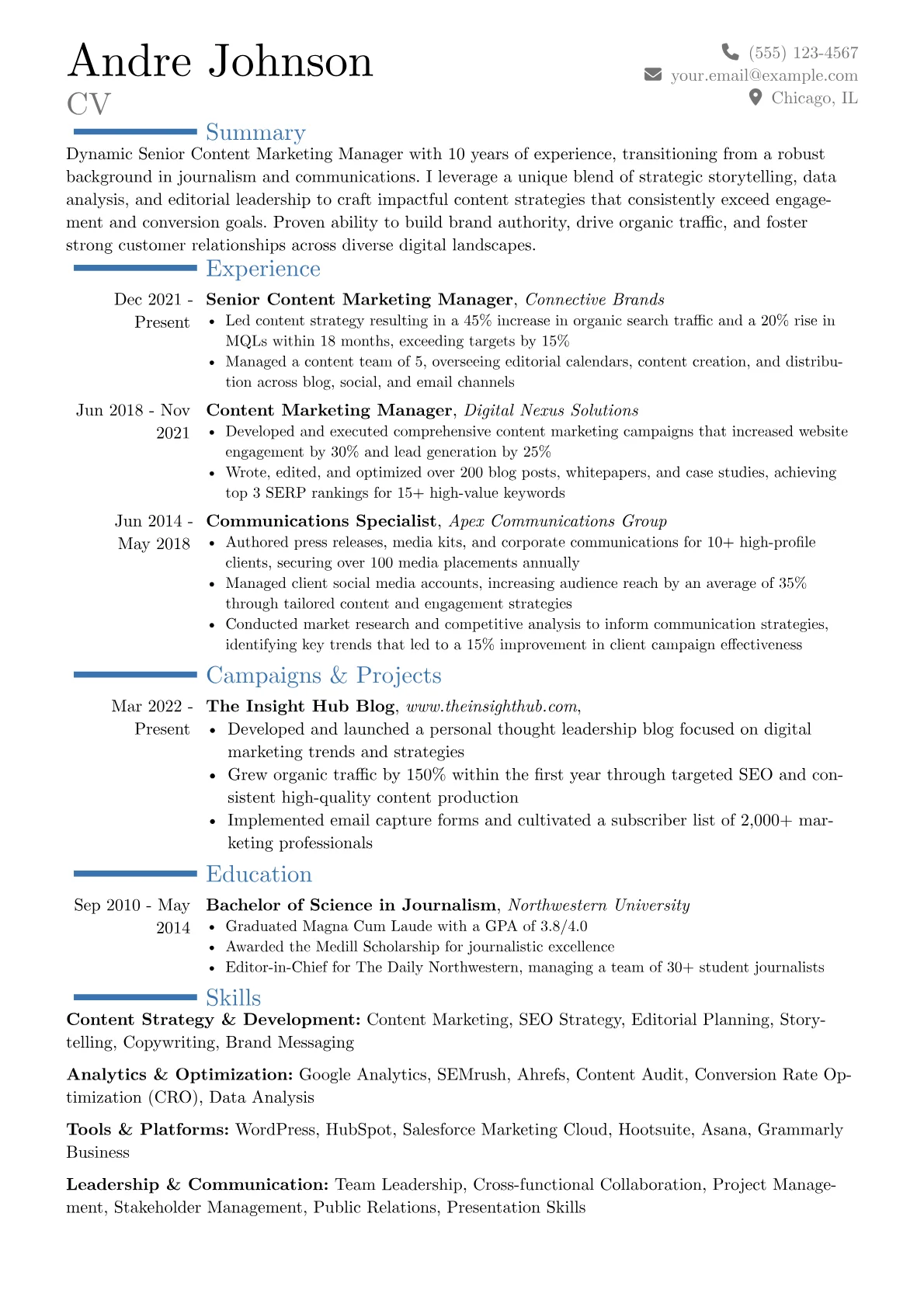 Career changer version - Page 1