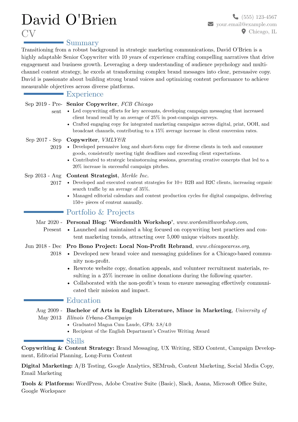 Career changer version - Page 1