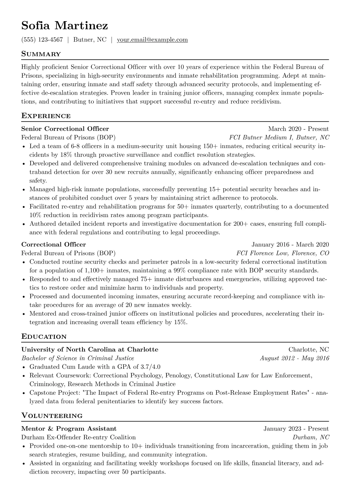 Federal Corrections version - Page 1