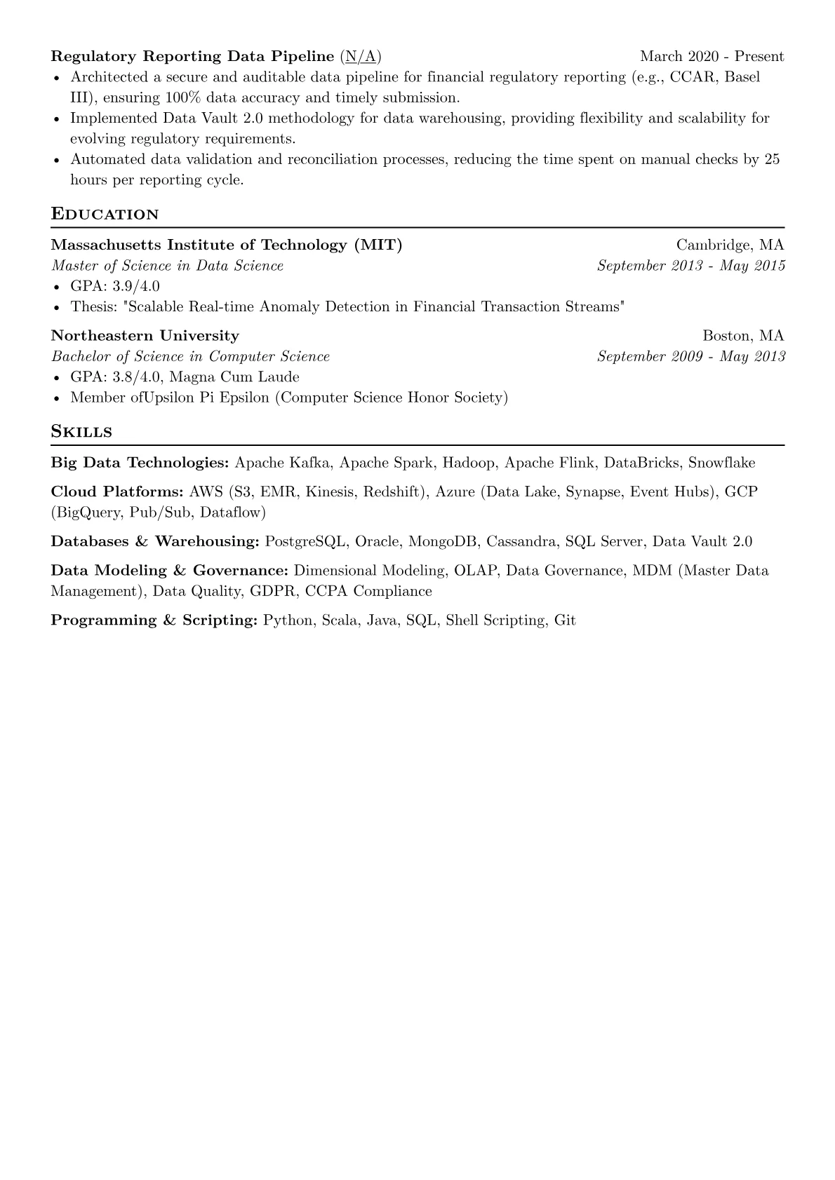 Senior Data Architect version - Page 2