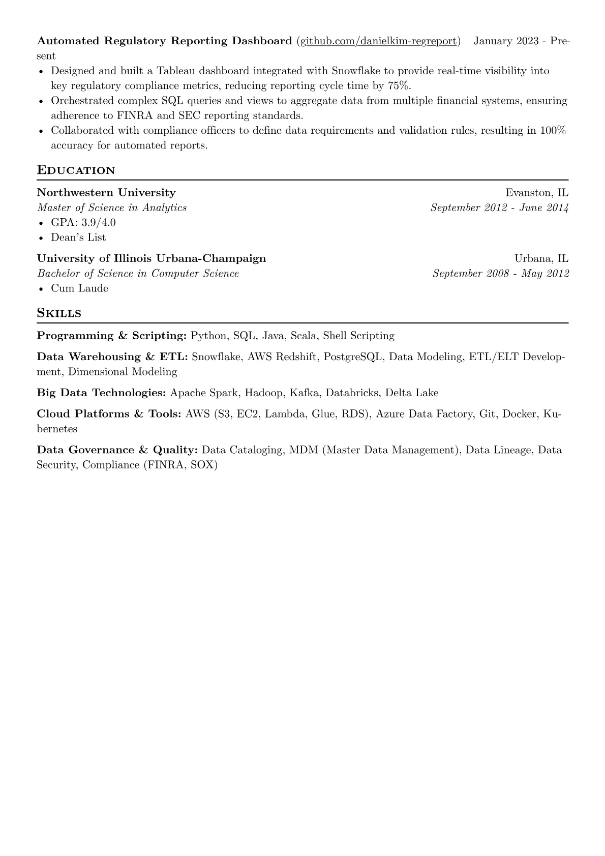 Senior Data Engineer version - Page 2