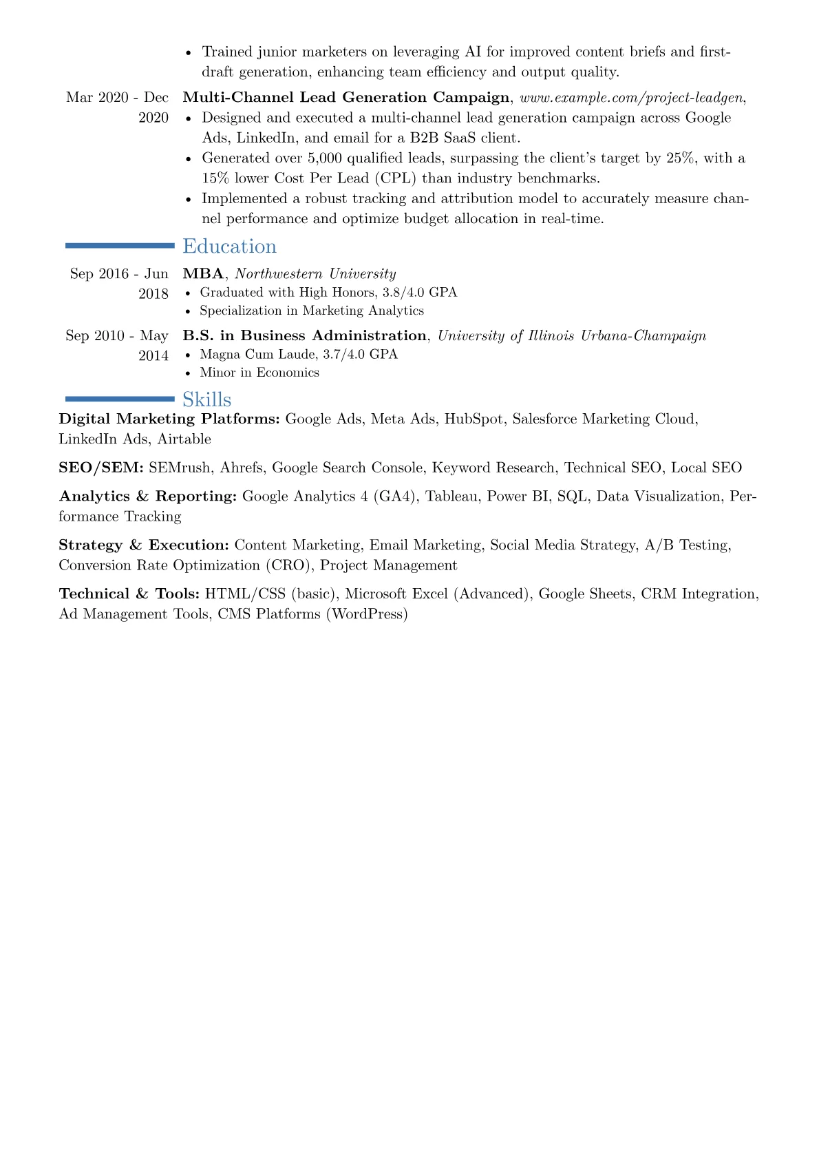 Career changer version - Page 2