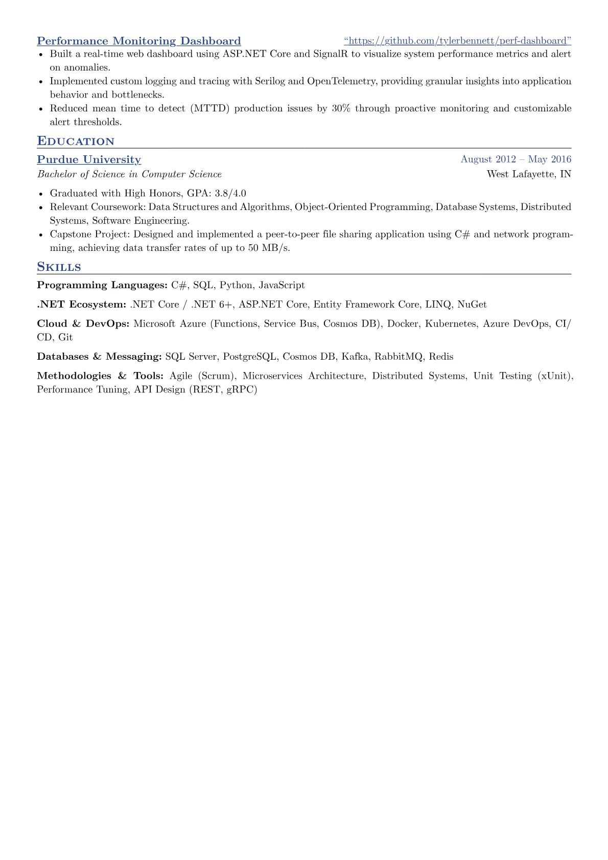 Senior .NET Developer version - Page 2