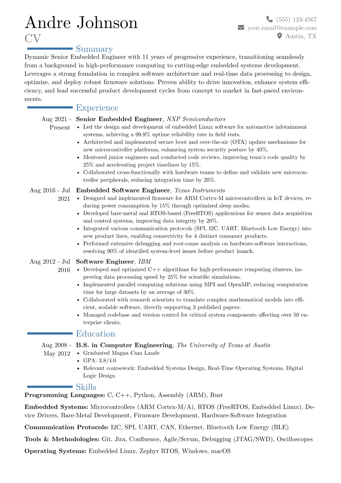 Career changer version - Page 1