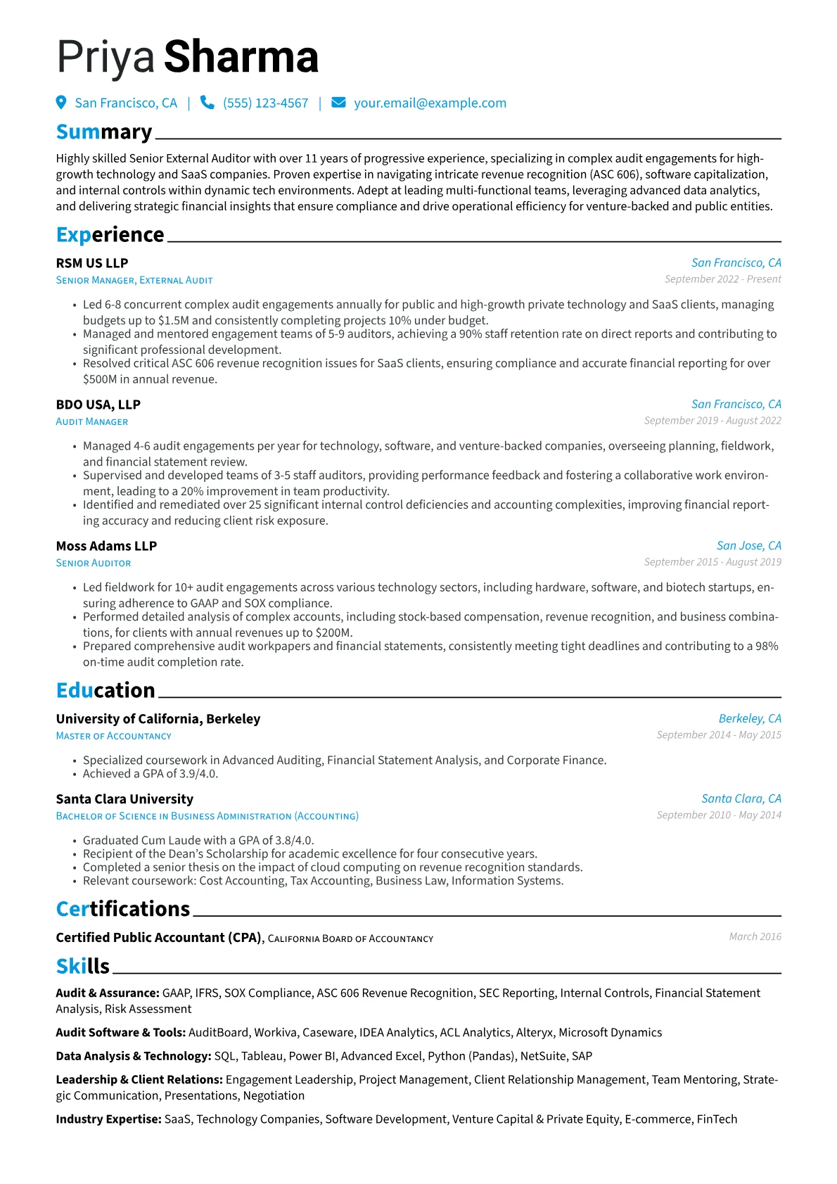 Technology & SaaS Audit version - Page 1