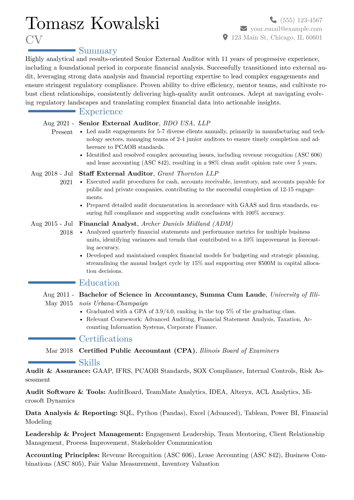 Career changer version - Page 1