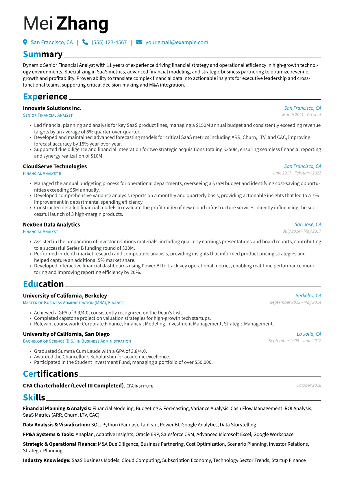 Senior Financial version - Page 1