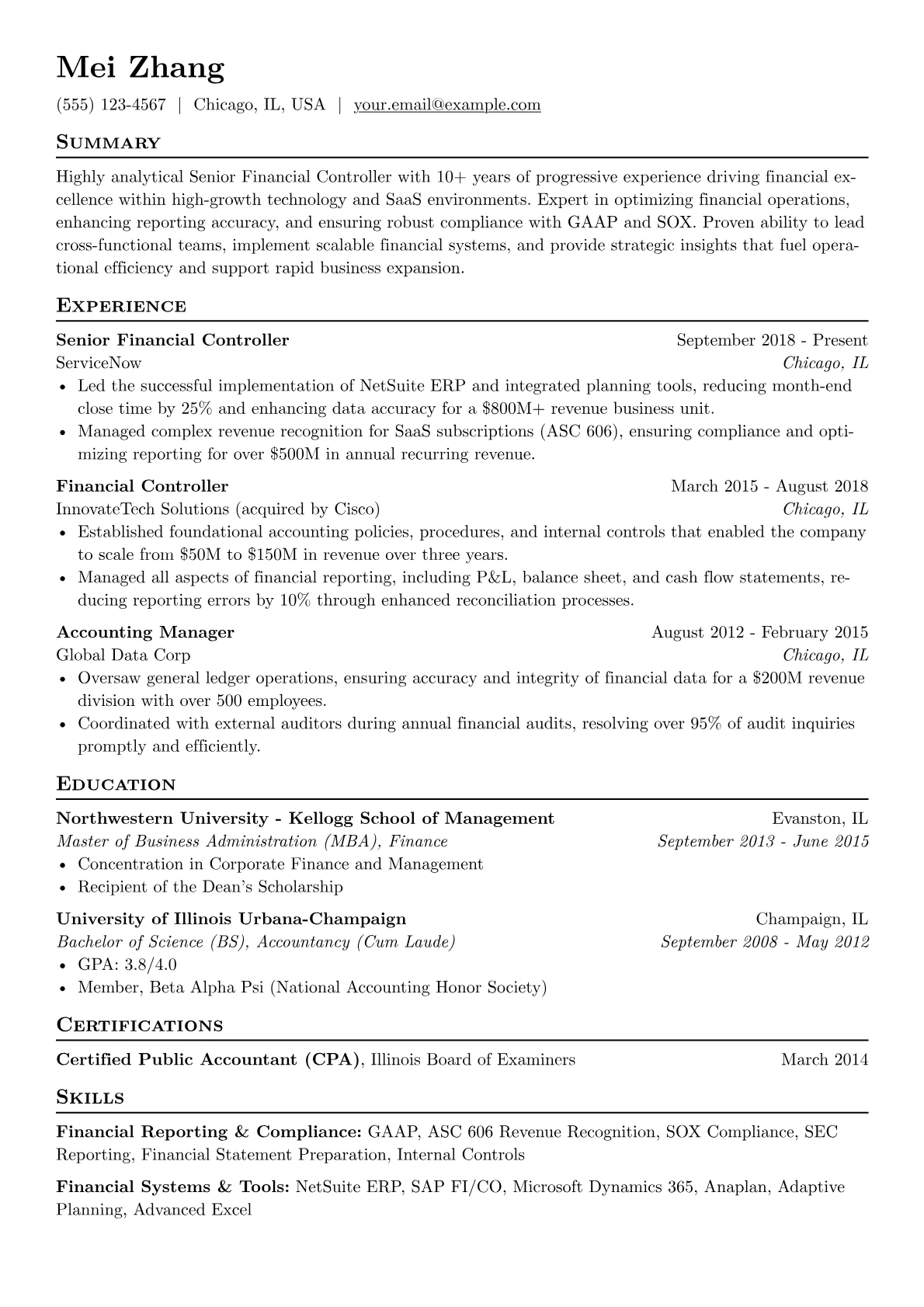 Senior Financial version - Page 1