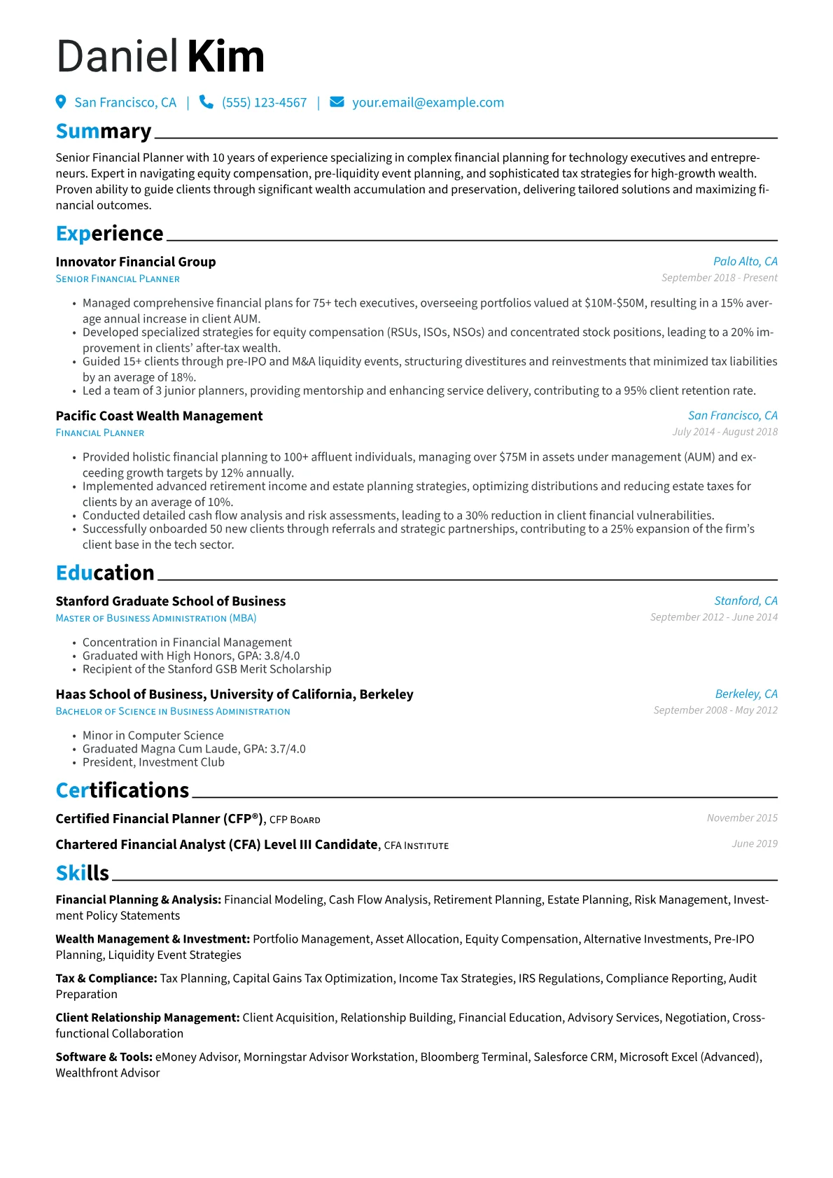 Senior Financial version - Page 1