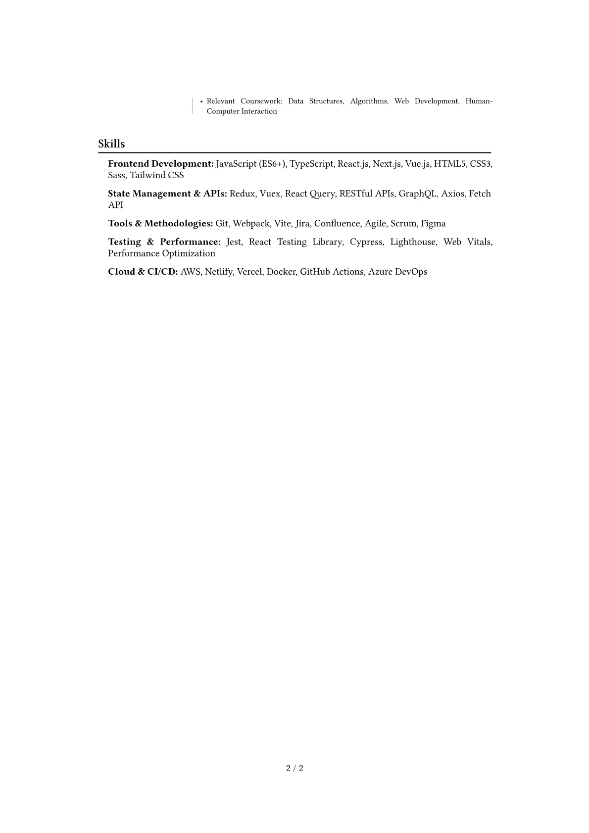 Career changer version - Page 2