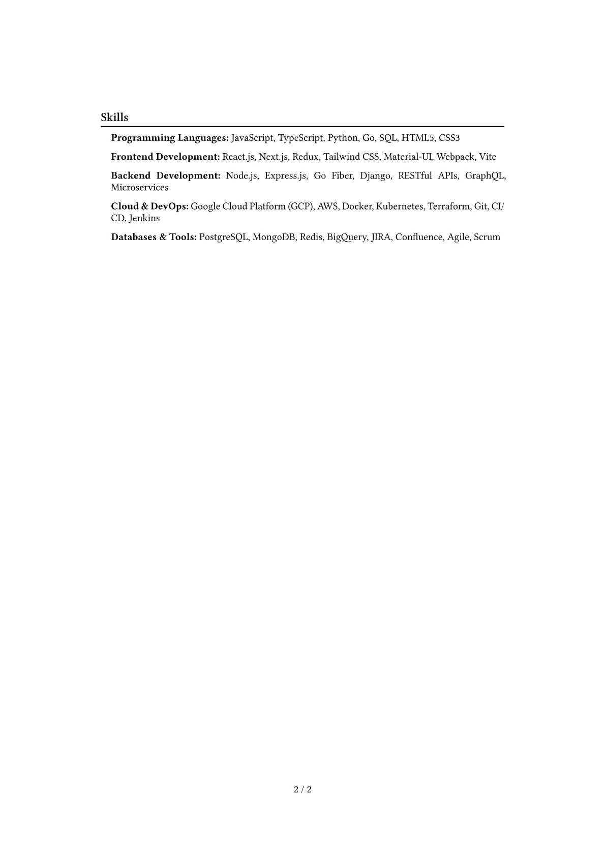 Career changer version - Page 2