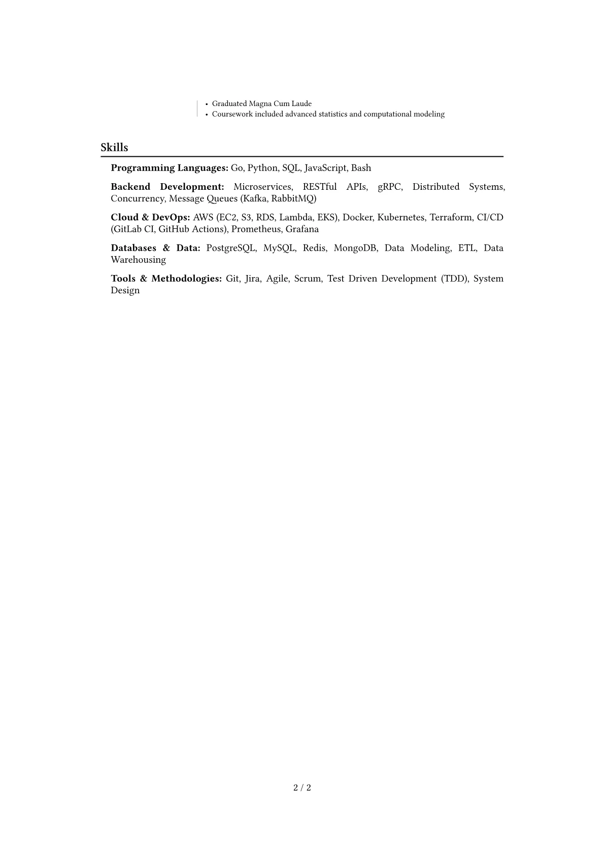 Career changer version - Page 2