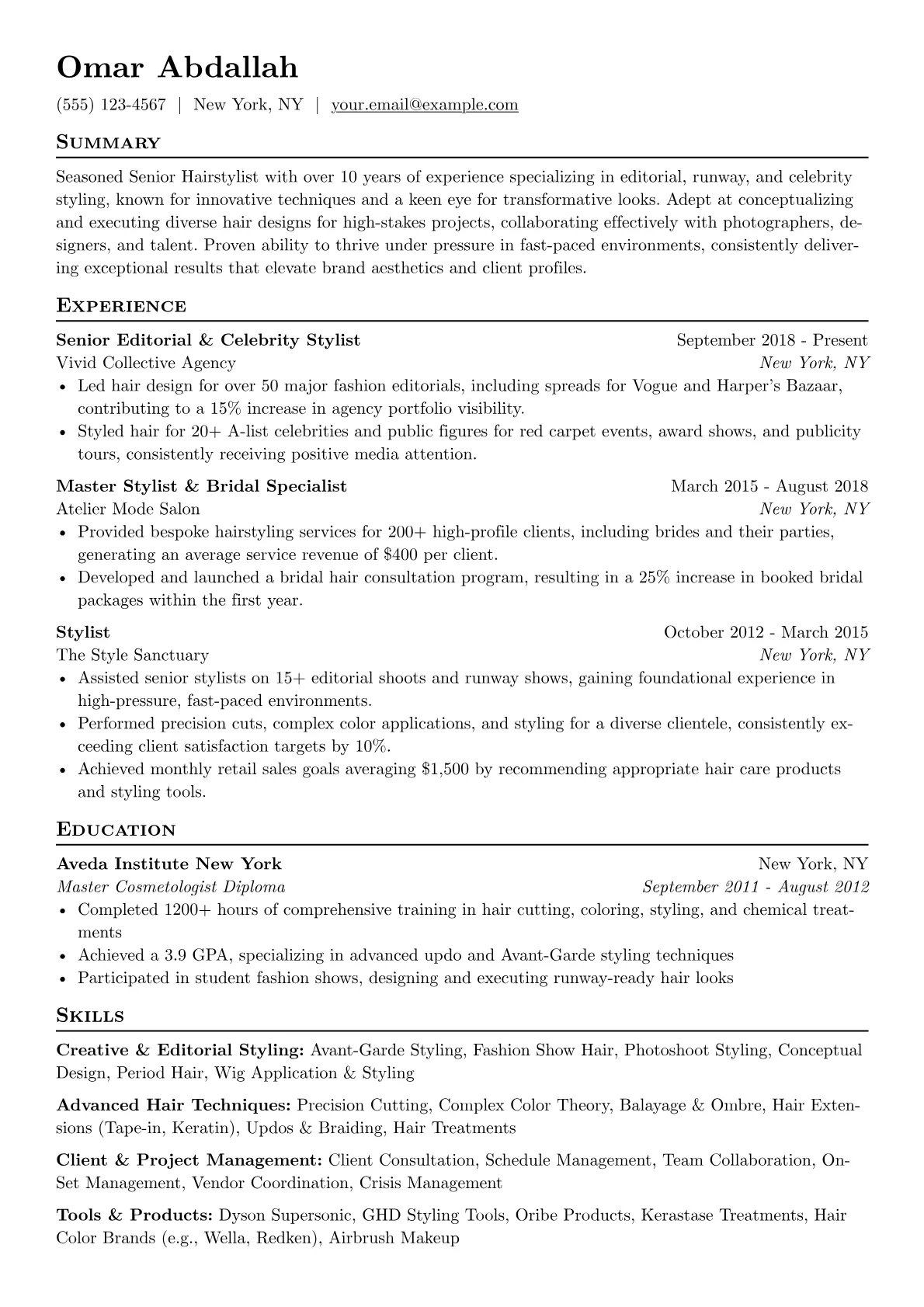 Editorial & Celebrity version - Page 1