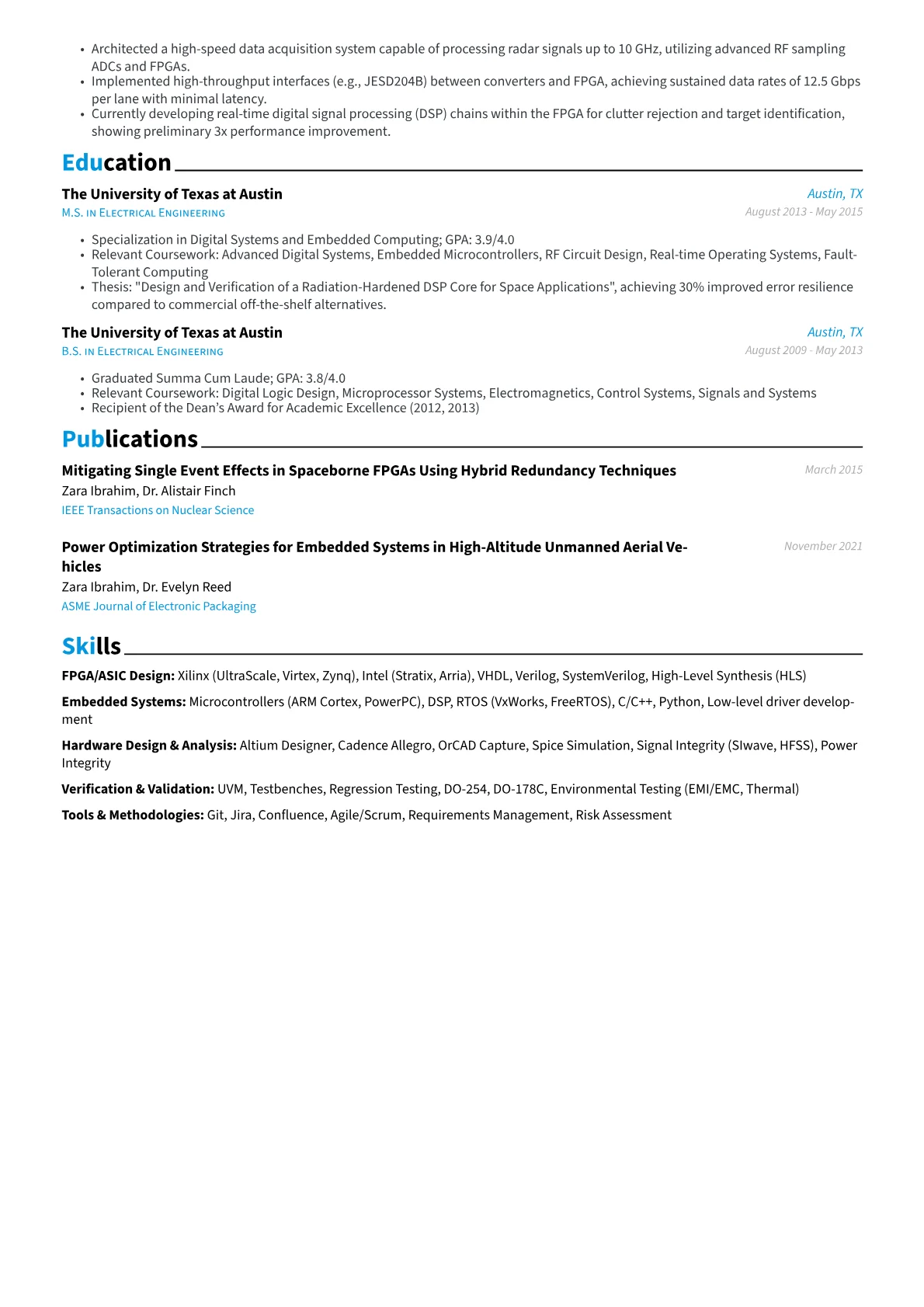 Senior Hardware Engineer resume example, Senior Hardware Engineer, page 2