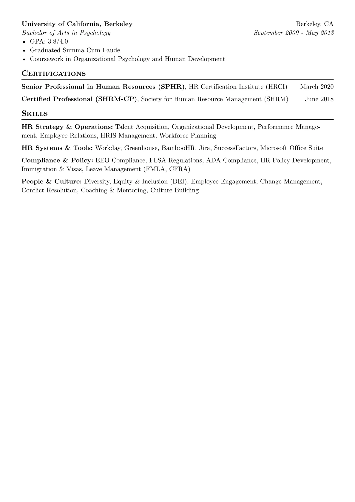 Senior HR Manager version - Page 2
