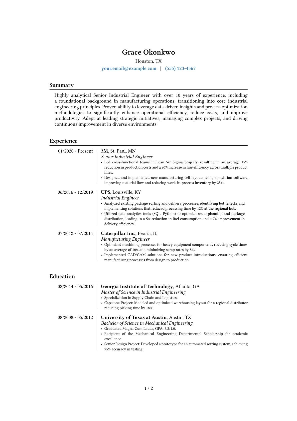 Career changer version - Page 1