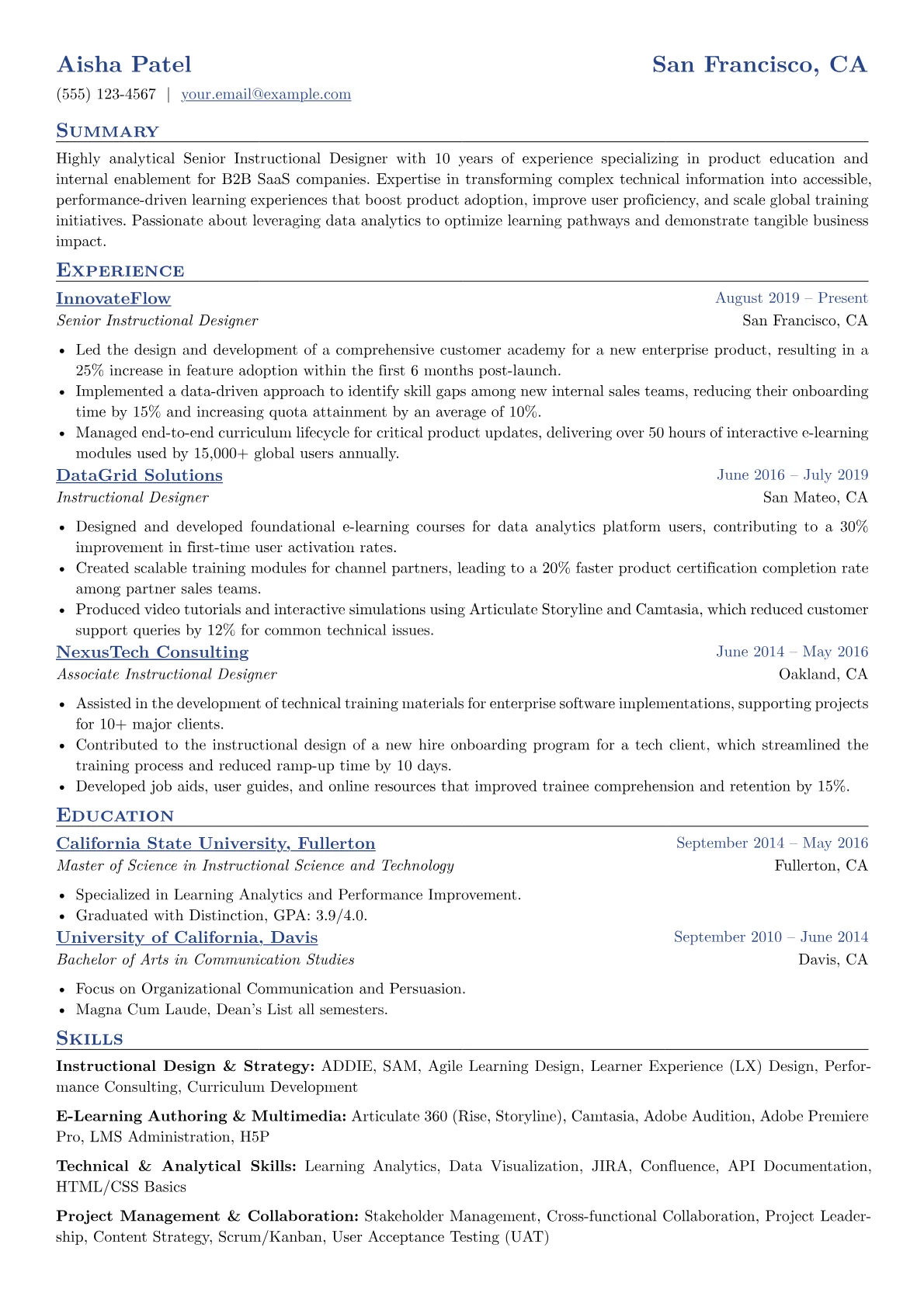 Senior Instructional version - Page 1