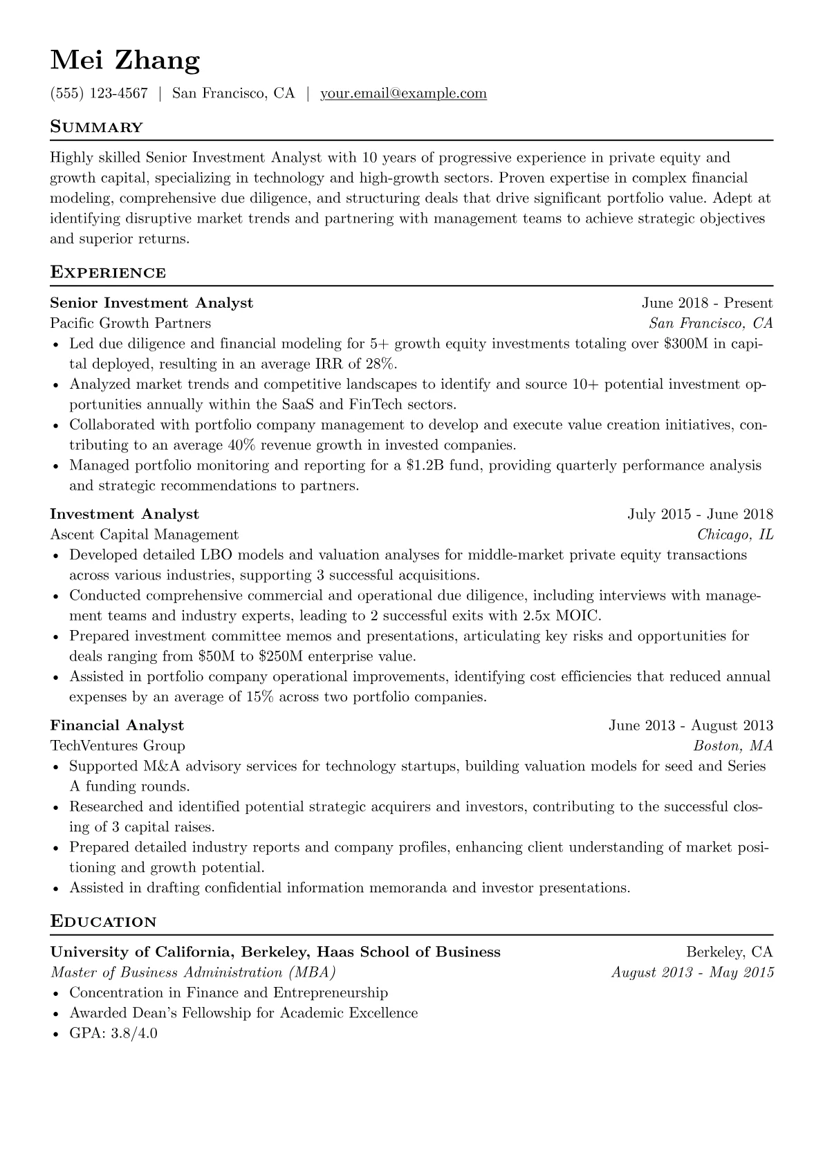 Senior Investment version - Page 1