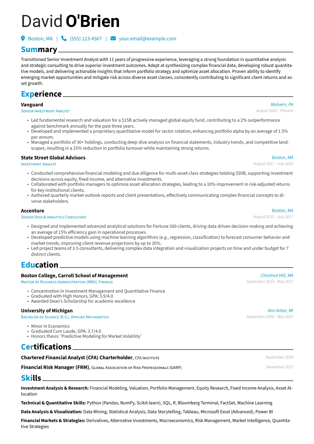 Career changer version - Page 1