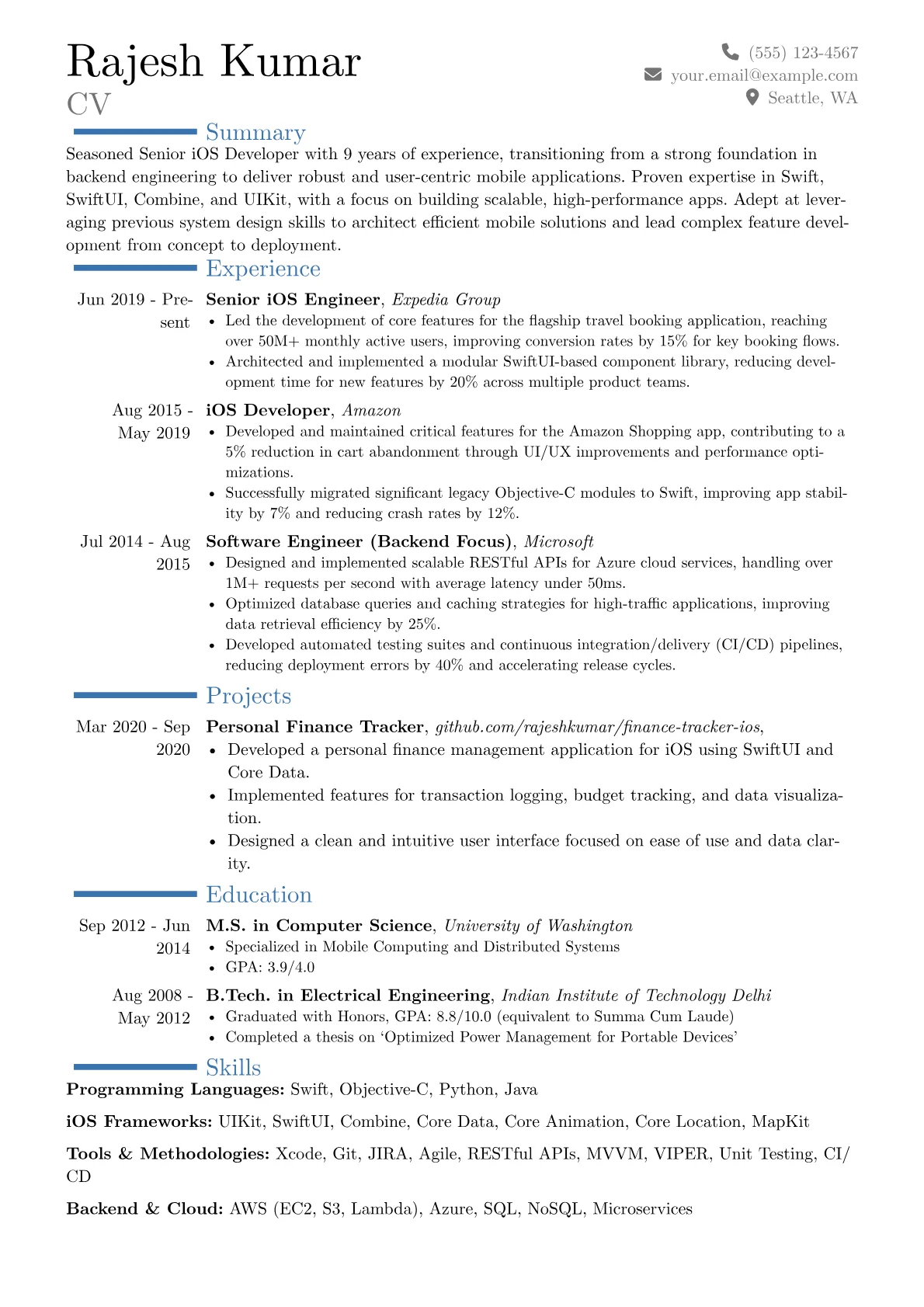 Career changer version - Page 1